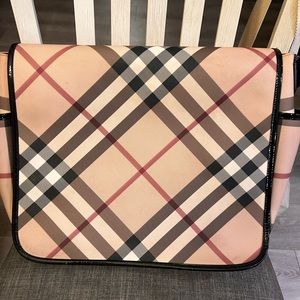 Burberry diaper bag